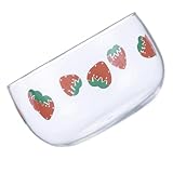 Coupes à fruits pour cuisine moderne : les motifs de fraises sur la coupe la rendent très mignonne et attrayante, coupe à fruits à poser sur le comptoir