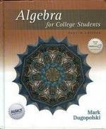 Algebra For College Students