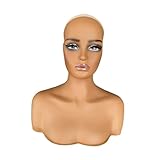 Polyvalent : Ce présentoir à perruque avec maquillage est également idéal pour exposer perruques, chapeaux, écouteurs, casquettes, colliers, ras-de-cou, coiffes, accessoires pour cheveux, foulards, postiches, lunettes de soleil, etc. Convient pour une utilisation en salon, à la maison, en , etc.
