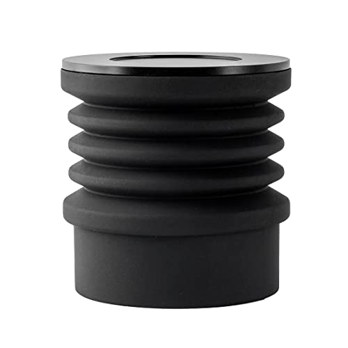 Espresso Coffee Grinder Single Dose Hopper with Silicone Bellow Air Blower Blaster for Blow Out Residual Coffee Grinds Compatible for Mazzer Niche Zero Mahlkonig EK43 Fiorenzato Grinder