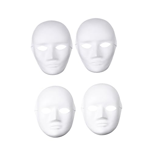 Masques blancs en pâte Healvian pour customisation visage Halloween