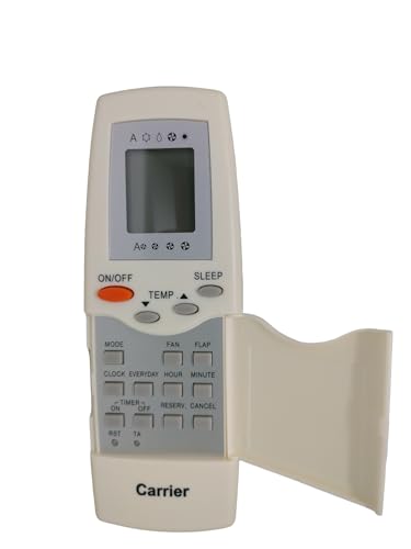 Image of Ac Remote Control Compatible For Carrier Ac Remote /Carrier Split Ac Remote /Carrier Window Ac Remote (Model 8), White