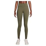 Cintura elástica NIKE W NK One DF MR TGT Leggings, Medium Olive/Black, XS Women\'s