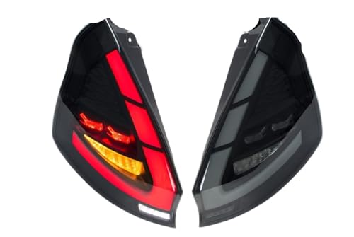 Feux arrière LED pour Ford Fiesta 2008-2017 MK VI avec clignotant dynamique gris