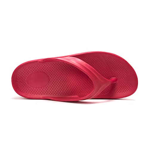 Image of FUNKYMONKEY Women's Comfort Flip Flops with Arch Support - Lightweight EVA Thong Sandals for Walking, Beach, and Daily Wear - Cushioned Footbed & Anti-Slip Sole