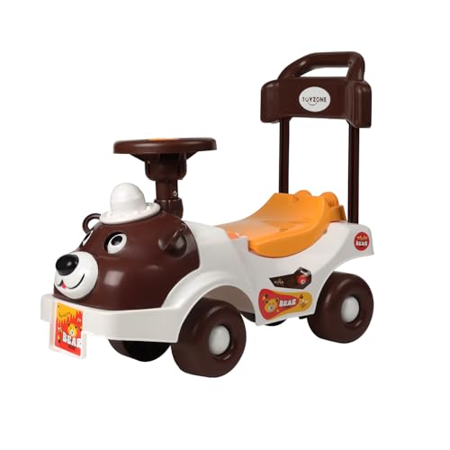 TOYZONE Bear Rider Car-50247 | Ride-on Baby Car | Toy Car | Swing Car |Kids Power Wheel Ride on Car | Push Rider | Push Car for Children/Kids | Toy Baby Car for Boys & Girls