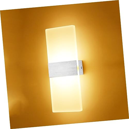 Iluminación interior LED 12w SEWACC con aplique de pared acrílico duradero 2