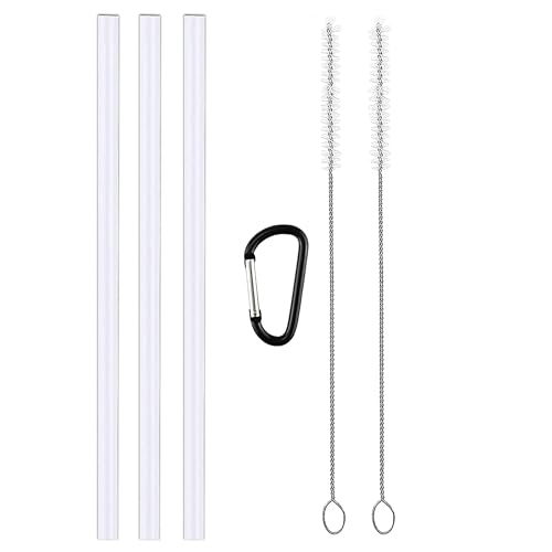 Hydro Flask Straw Replacement - Straws for 32 oz 40 oz 64 oz Hydroflasks (3-Hydroflask Straw Pack)