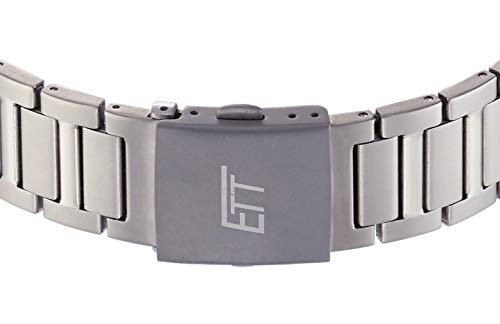 Ett Funk, Solar Funkuhr EGT-11356-20M (Ø X H) 41Mm X 11Mm Titan, Titan (GebüRstet) Casemateria - 5