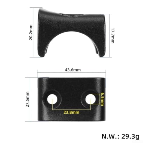 Soporte de manillar de aleación de aluminio resistente para base de dirección de scooter Xiaomi 5
