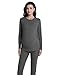 CFRTMTBB Women's Maternity Pajamas Sets 2 Piece Long Sleeve Crew Neck Tops and Legging Pants Pregnancy Loungewear Sleepwear (Dark Grey,M)