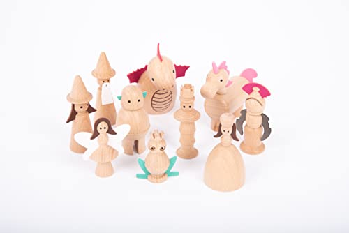 TickiT 73496 Wooden Enchanted Figures figurines bois jouet éducatif de tri et de formes
