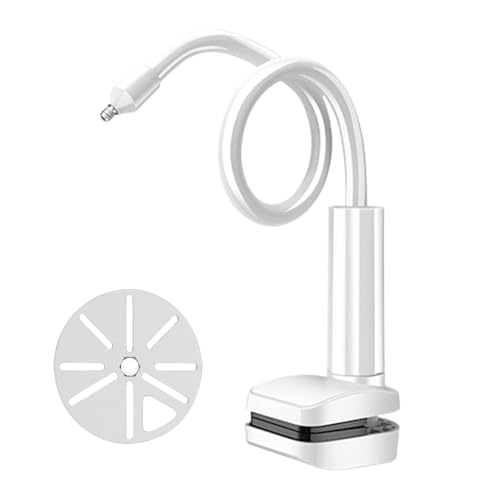 Holdes Soporte para Monitor De Bebé | Sujetador con Clip para Monitores Infantiles,Brazo Largo Abrazadera Flexible para Muebles Estante Baño Cocina Cuna