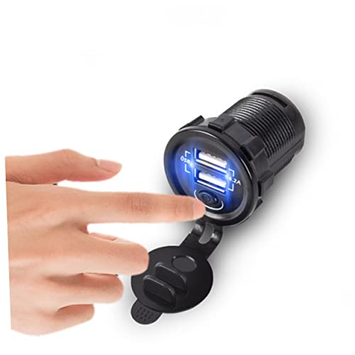 Cargador rápido para PC y móvil con doble USB UKCOCO para coche 2