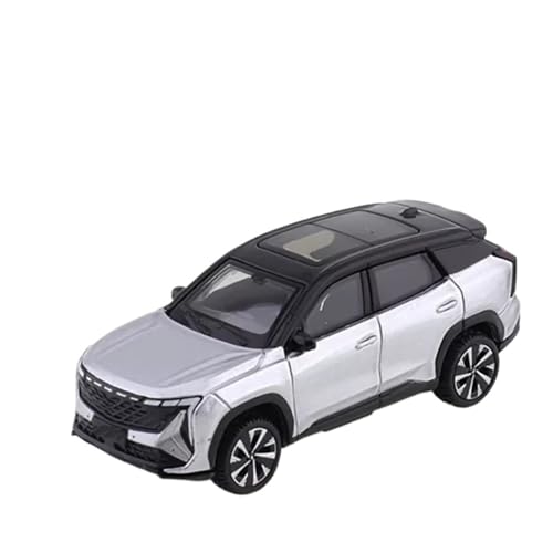 Geely Boyue L coche en miniatura diecast 1:64 de aleación plateado
