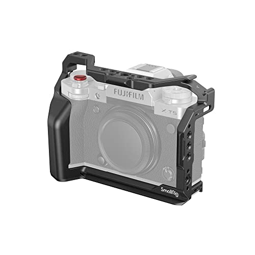 SMALLRIG X-T5 Camera Full Cage for FUJIFILM Aluminum Alloy Camera Rig for Fujifilm XT5 with Shutter Button, Built-in QD Port