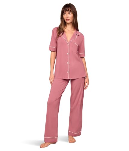Image of Eberjey Gisele Short Sleeve Pant PJ Set