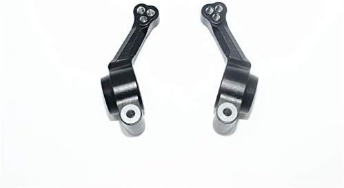 GPM For Traxxas Rustler 4X4 VXL (67076-4) Upgrade Parts Aluminum Rear Knuckle Arm - 2Pc Set Black