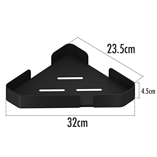Estantes flotantes de baño adhesivos en aluminio antioxidante blanco 6