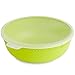 Produktbild Rotho Tresa Schüssel 1.02 l mit Deckel, lebensmittelechter Kunststoff (PP) BPA-frei, grün/transparent, 1.02l (19.5 x 18.2 x 6.2 cm)