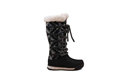 Pendleton Women's Zip-Up Snow Boot Rockchuck Range Adjustable Lace Wool & Waterproof Leather