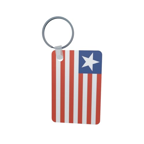 U24 Porte-clés Liberia en aluminium 50 x 47 mm