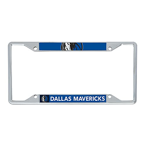 Desert Cactus Dallas Mavericks Car Accessories NBA Basketball Team Metal License Plate Frame for Front or Rear of Car (Up Close)