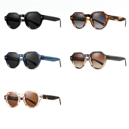 willochra Polygon Polarized Square Sunglasses Women Retro Acetate Designer Shades UV400 Men Trending Green Sun Glasses3