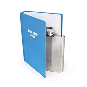 Suck UK Flachmann Buch-Versteck