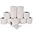 Self Adherent Cohesive Bandages Wrap 12 Count 2 x 5 Yards, Medical Tape, Adhesive Flexible Breathable First Aid Non Woven Rolls, Stretch Athletic, Ankle Sprains & Swelling Sports