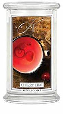 Kringle & Co.Cherry CHAI Large 2-Wick 22 oz 100 Hour Hour Jar by Candles