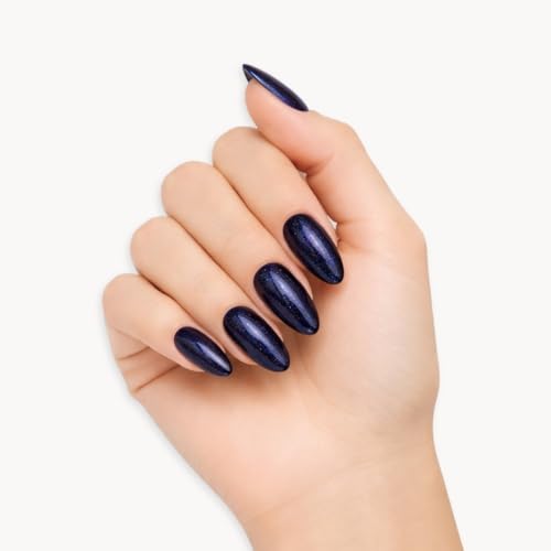 Image of HYUE Chrome Glazed Nail Paint - 9 shades | Midnight Mirage | 8 ml | Dual-toned | Long-lasting Shine | Color-Shifting Pigments | One Stroke Coverage | Gel Finish | Salon-like Nails | No UV Damage