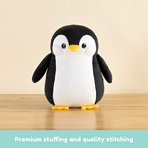 Image of Plush Penguin Toy - Soft & Cuddly Black and White Penguin Soft Cute for Kids, Toddlers & Babies | Huggable Bedtime Toy, Birthday Gift, Nursery Decor, Travel Buddy