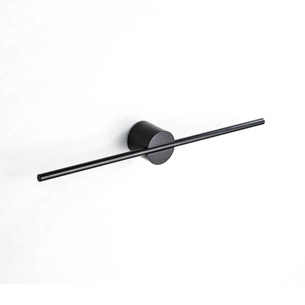 NEECS Gancho para Toalla DE BAÑO Abrigo Bufanda Gancho Espacio extraíble Gancho de Aluminio (Color : Svart, Size : 7 3/8)