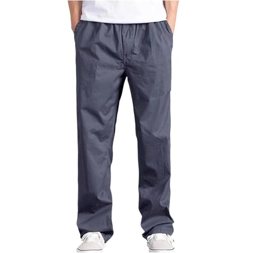 Mens Cargo Pants Joggers Stretch Waterproof Quick Dry Hiking Pants Outdoor Casual Solid Joggers Pant with Pockets