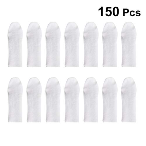 FRCOLOR Descartáveis Dedeiras Algodão Tecido Almofada Dedo Protetor de Dedo Mangas Polegar Do Dedo D