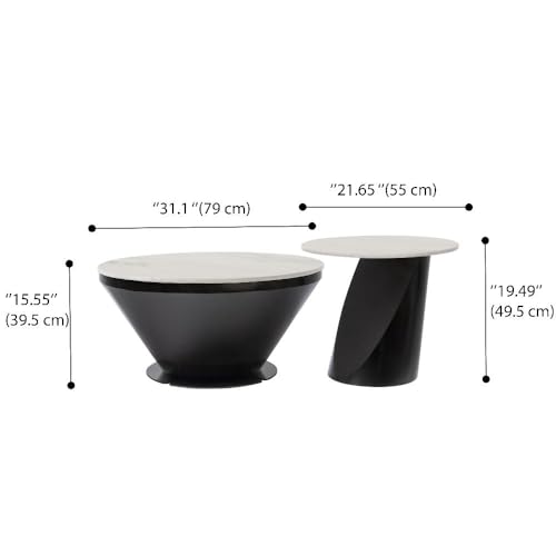 Image of Wakefit Center Table | 1 Yr Warranty | Coffee Table for Living Room Wooden, Tea Table for Living Room Wooden, Sofa Table, Free Installation from Brand, Modern Multi-Functional & Wobble-Free(Esprsso)