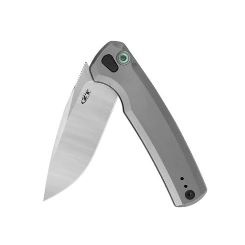 Zero Tolerance 0044, Folding Pocket Knife, 3.2 inch CPM S45VN Steel Blade, Titanium Handle, Button Lock, Made in USA