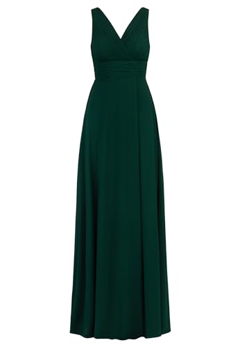 Robe de soirée robe cocktail chic vert foncé Kraimod taille 38