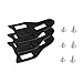 Vaveren 3 Pieces Bike Cleats 6 Screws Sturdy Indoor Practical Cycling Accessories Repair Stable Black Bicycle Pedals