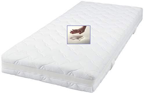 WIN REST Cesar-Matratze Mit Visco-Gel, Mittlere Festigkeit, 24 Cm Hoch, Atmungsaktiv & Hypoallergen – Für Erholsamen Schlaf