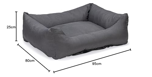 Karlie Charly, Hundebett, Dunkelgrau, 95x80x25 cm