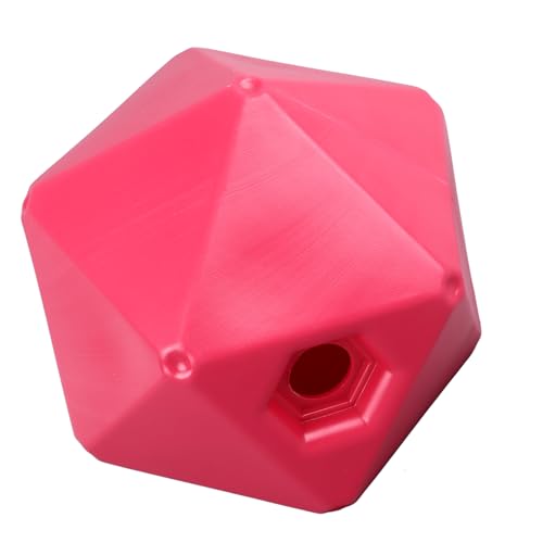 HELEVIA Pferde-Leckerli-Ball, Lustiger Polygon-Heuball mit Langsamer Fütterung, Pferdespielspielzeug, Ball-Futterspender Pferdejagd und Herdenhaltung