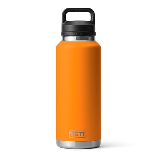 Image of YETI Rambler 46 oz Bottle, Leakproof, Vacuum Insulated, Stainless Steel with Chug Cap, King Crab