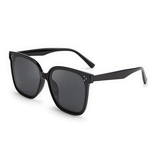 FEISEDY Polarized Sunglasses Men Women Retro Oversized Square Vintage Shades B2600