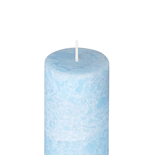 PROSPERRO LUMO by Parkash Candles Set of 3 Fragrance Pillar Candles Marble Finish (Maldives Fragrance)
