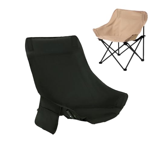 Celuicion Reemplazo de asiento para silla de luna, tela de repuesto para silla plegable, tela Oxford, accesorios para exteriores, cómodos accesorios de muebles para salón, terraza, césped,