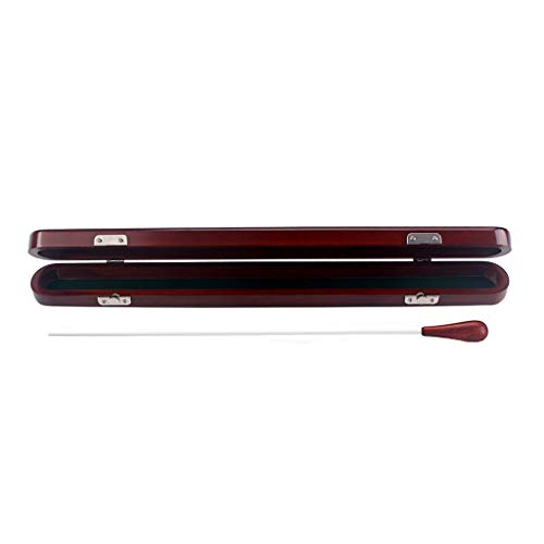 Alnicov Red Wood Dirigent Musik Baton Holzkistenetui mit Baton handgefertigten Musikteilen