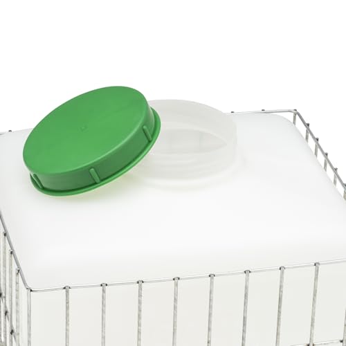 Agrarzone Hühnertränke automatisch mit Tank 10 Liter - ideal für Ställe ohne Wasserleitung - automatische Frischwasserzufuhr - Hühner Wasserspender/Geflügeltränke