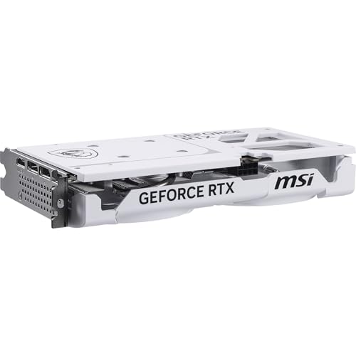 Image of MSI GeForce RTX 5060 Ti 8G Ventus 2X OC White Plus Graphic Card - NVIDIA GeForce RTX 5060 Ti GPU, 8GB GDDR7 128-bit Memory, 28Gbps, PCI Express Gen5 x16 (uses x8) Interface